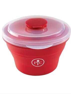 Pampered Chef Silicone Microwave Popcorn Popper NEW